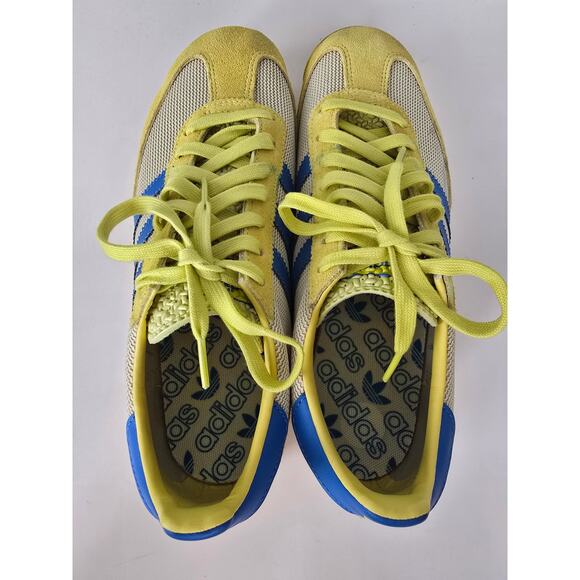 Adidas SL 72 RS JH5101 Yellow Blue Retro Sneakers Mens Size 9 Shoes Y2K Sude main image 5